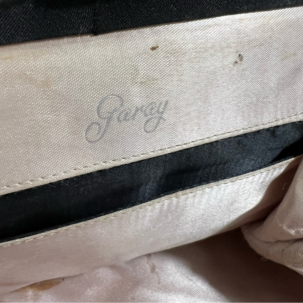 Vintage Paray Black Purse Clutch Silver Clasp Handbag Mini Bag Couture - Picture 8 of 10